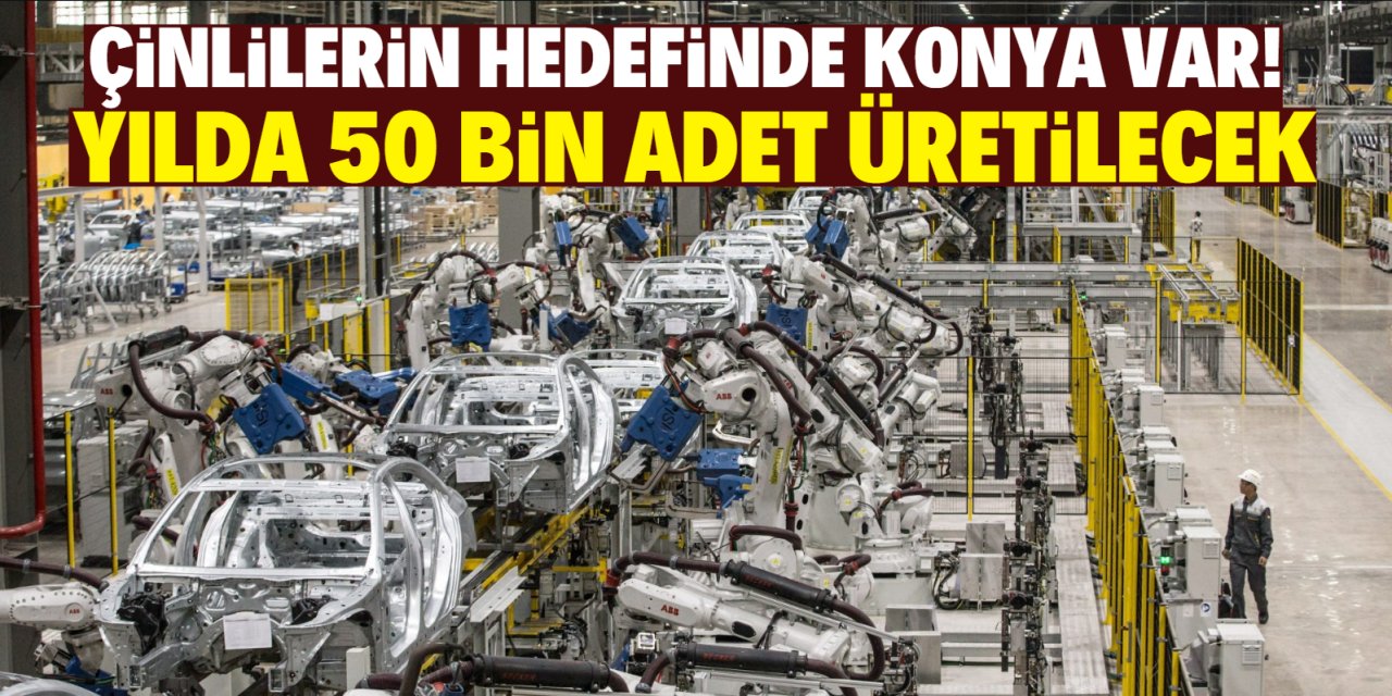 Çinlilerin hedefinde Konya var! Yılda 50 bin adet üretilecek