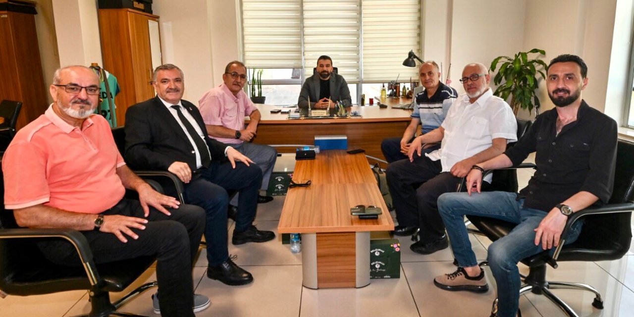 TSYD Yönetimi Selçuklu Basın Müdürü Kazgan'ı ziyaret etti