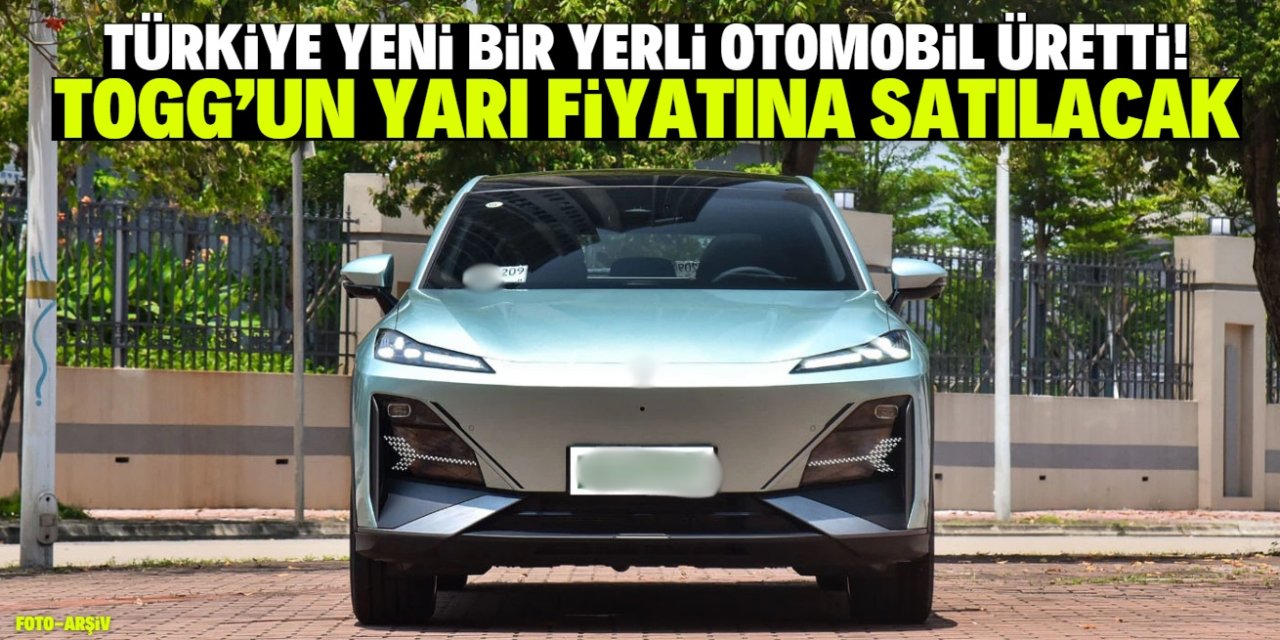 Türkiye yeni bir yerli otomobil üretti! TOGG'un yarı fiyatına satılacak