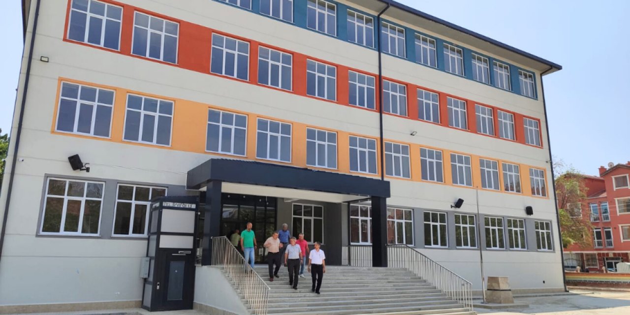 Konya’da okul inşaatlarında  çalışmalar devam ediyor