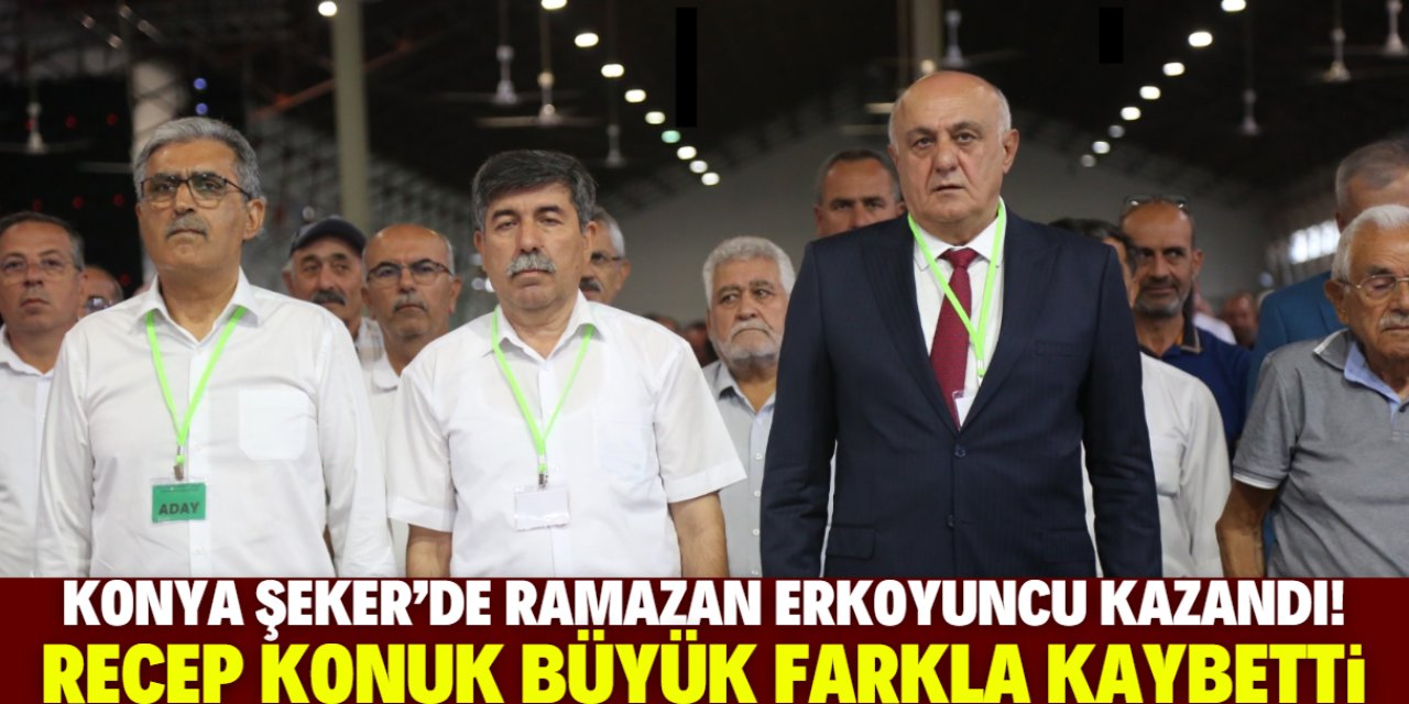 Konya çiftçisi Ramazan Erkoyuncu'yu seçti! Recep Konuk büyük farkla kaybetti