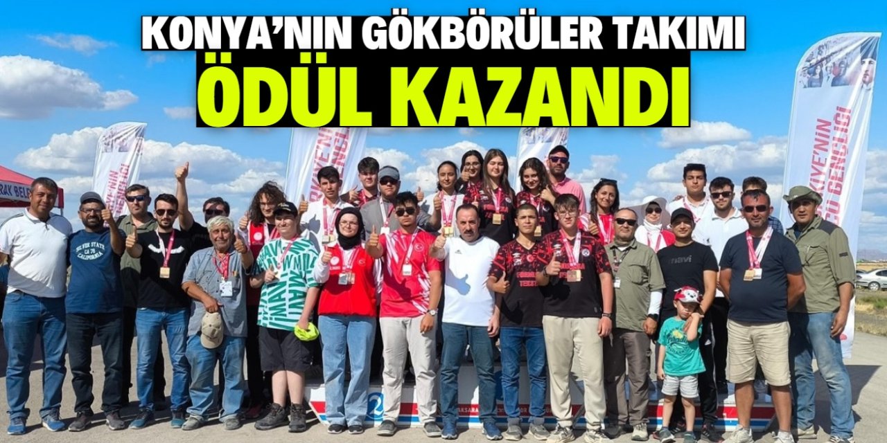 Konya'nın Gökbörüler Takımı ödül kazandı