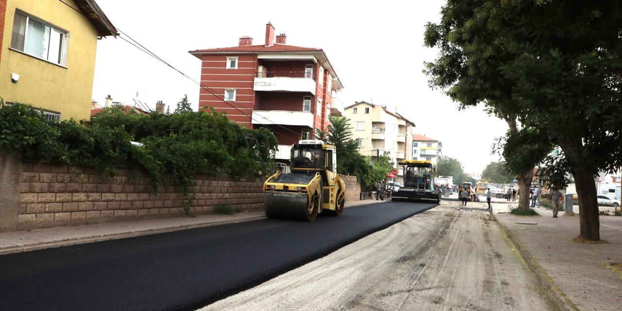 Karatay’da altyapı ve  asfalt çalışmaları sürüyor