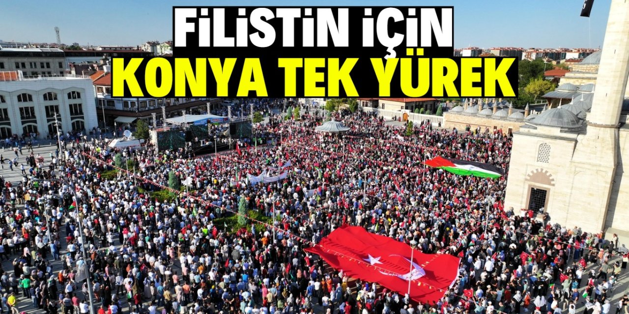 Konya Filistin için tek yürek