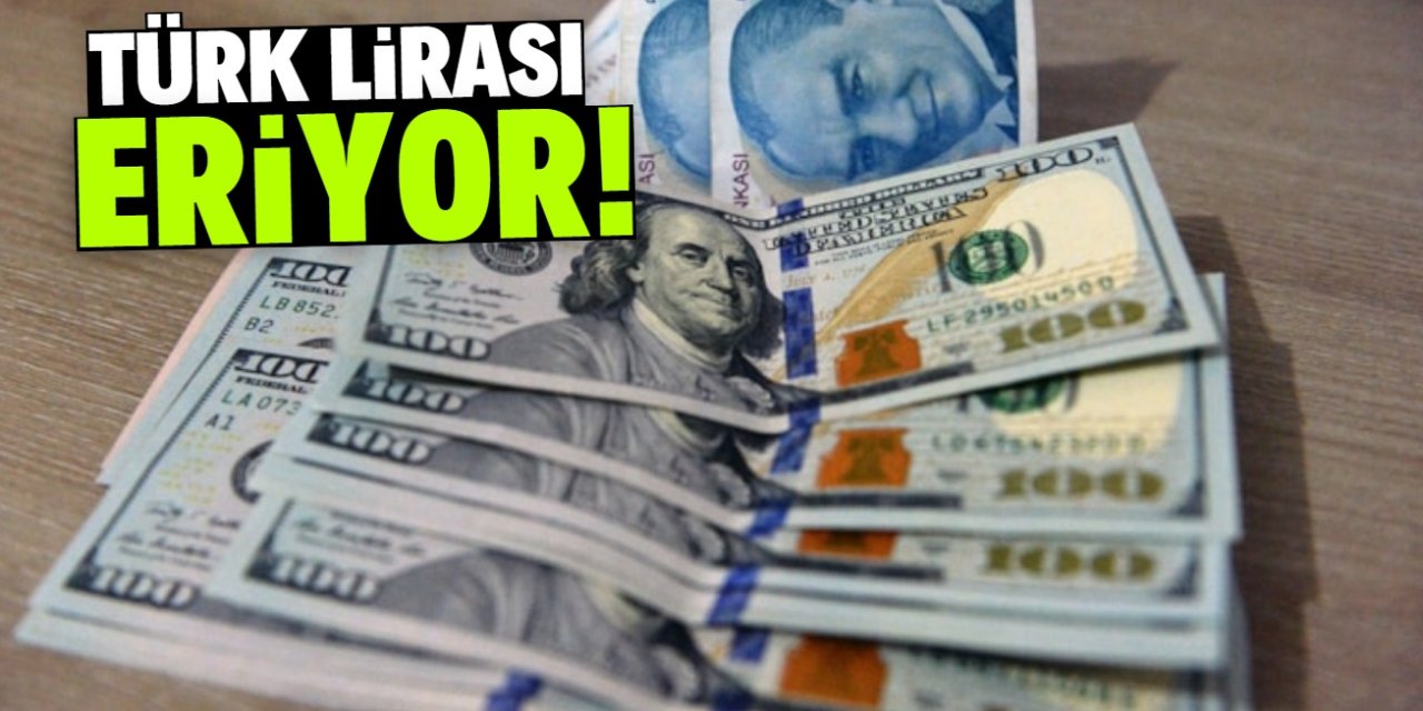 Dolar ve Euro rekor kırdı! Türk Lirası eriyor