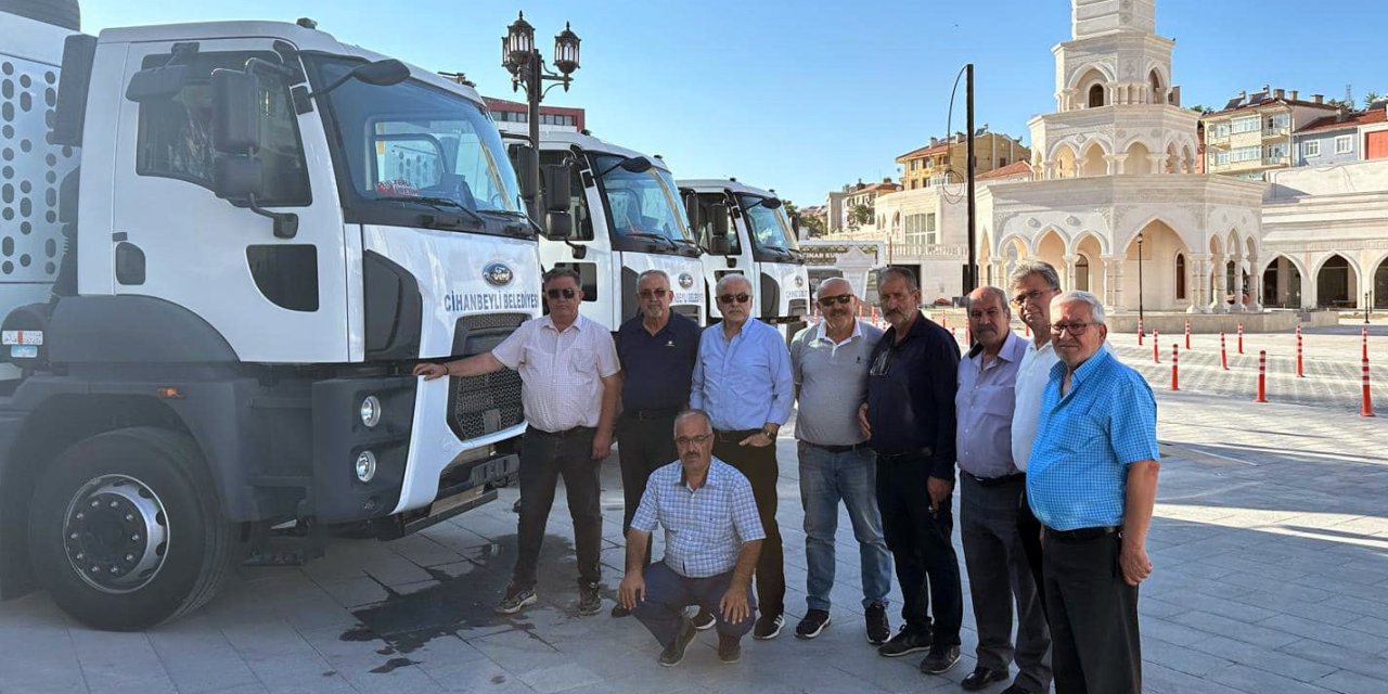 Cihanbeyli Belediyesi araç  filosunu güçlendiriyor