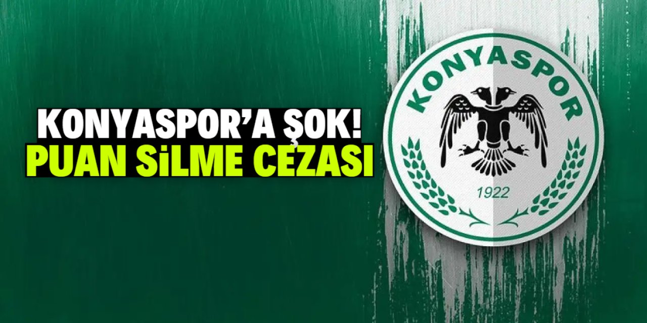 Konyaspor’da şok: Puan silme cezası gelebilir