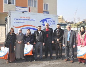 Kimse Yok Mu'dan 85 aileye gıda yardımı