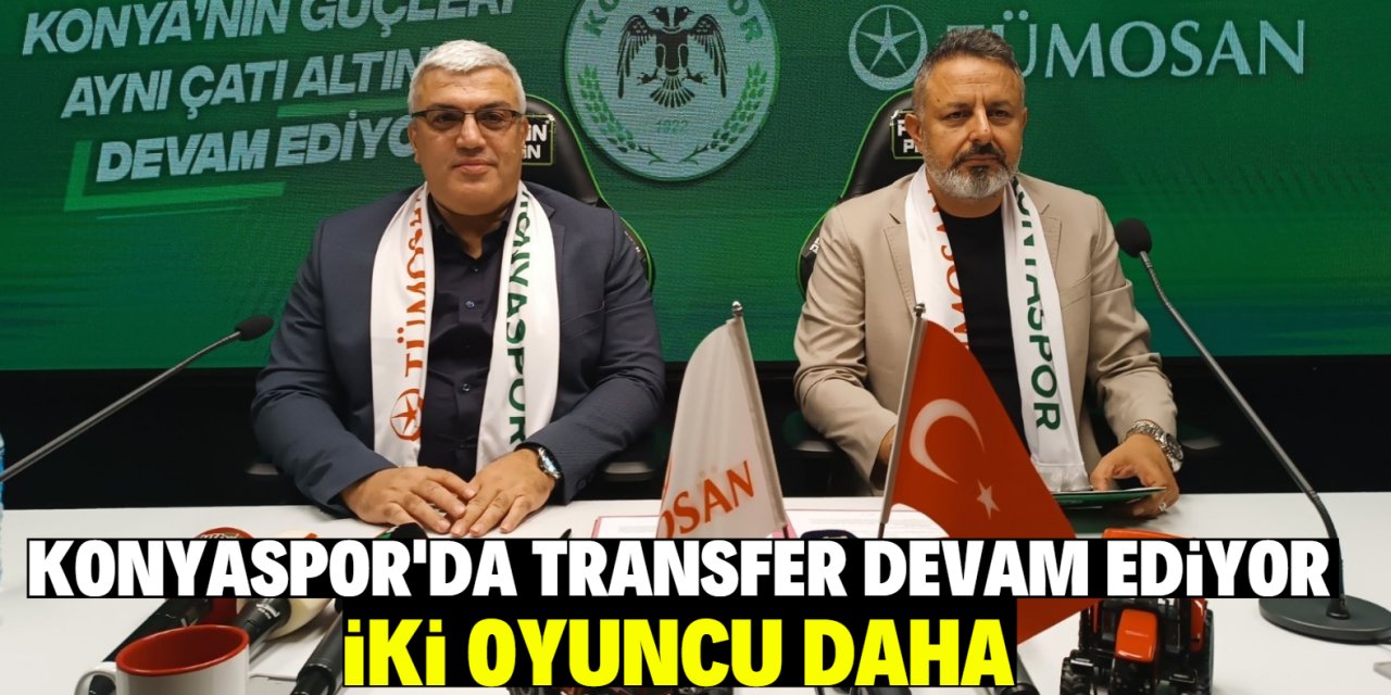 Konyaspor'da transfer devam ediyor!