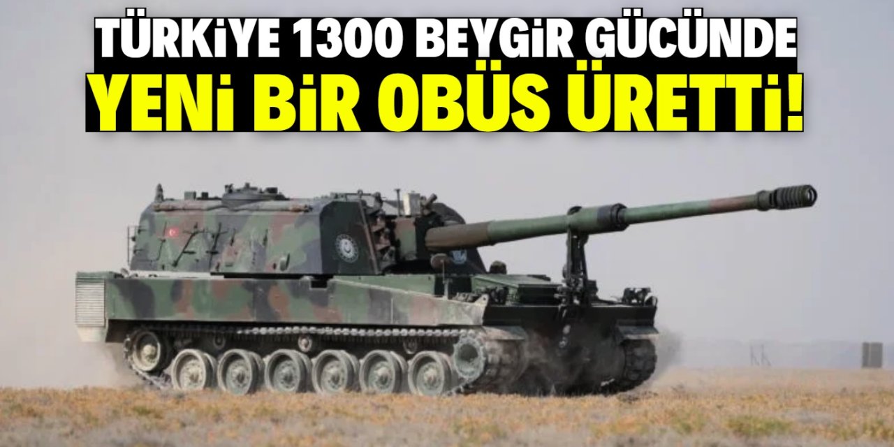 Türkiye 1300 beygir gücünde yeni bir Obüs üretti! Konya'da testler tamamlandı