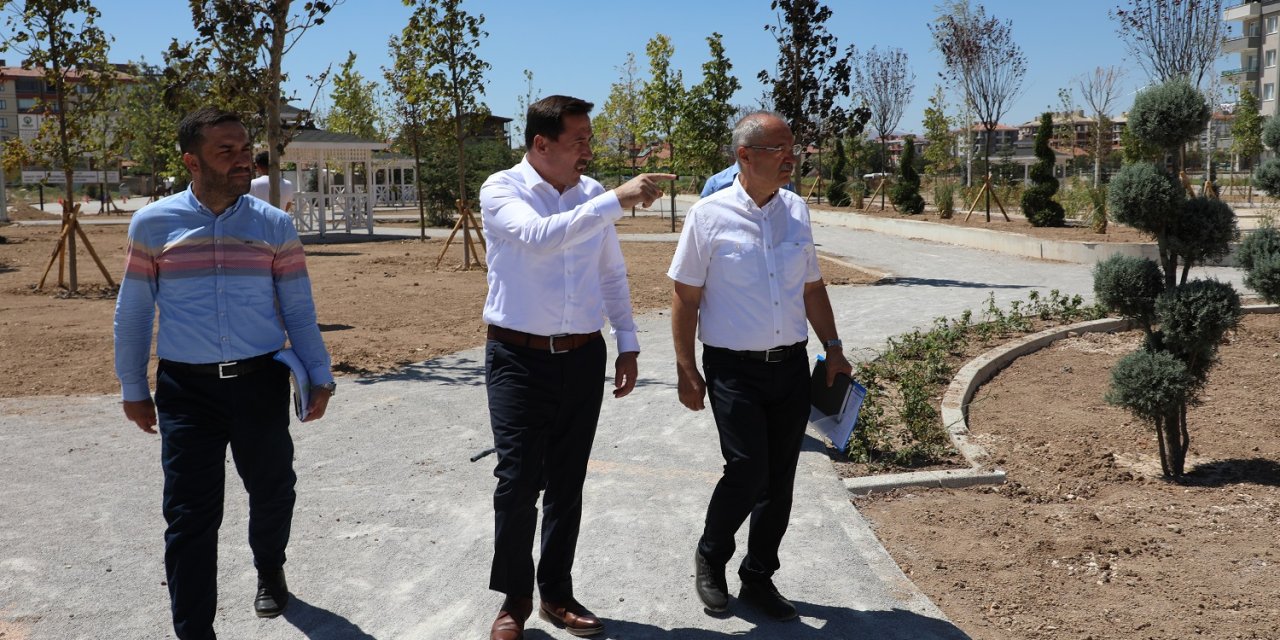 Karatay’da 11 park  daha hizmete giriyor