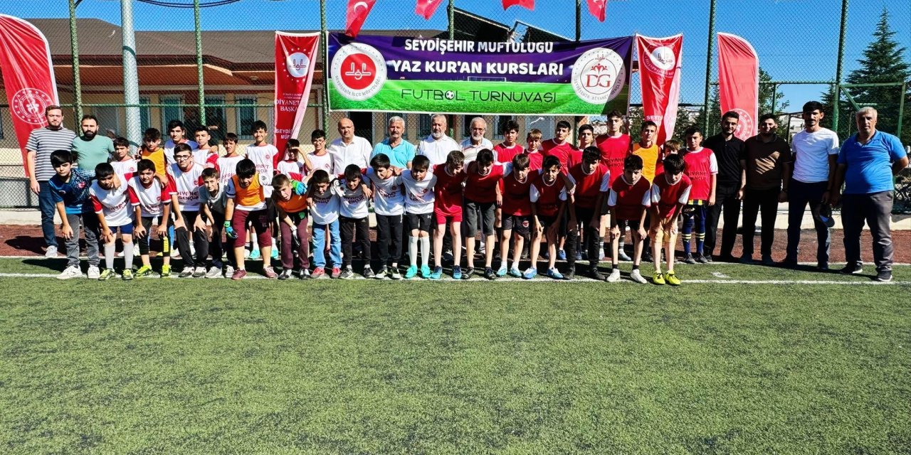 Yaz Kur’an Kursları Futbol turnuvaları sona erdi