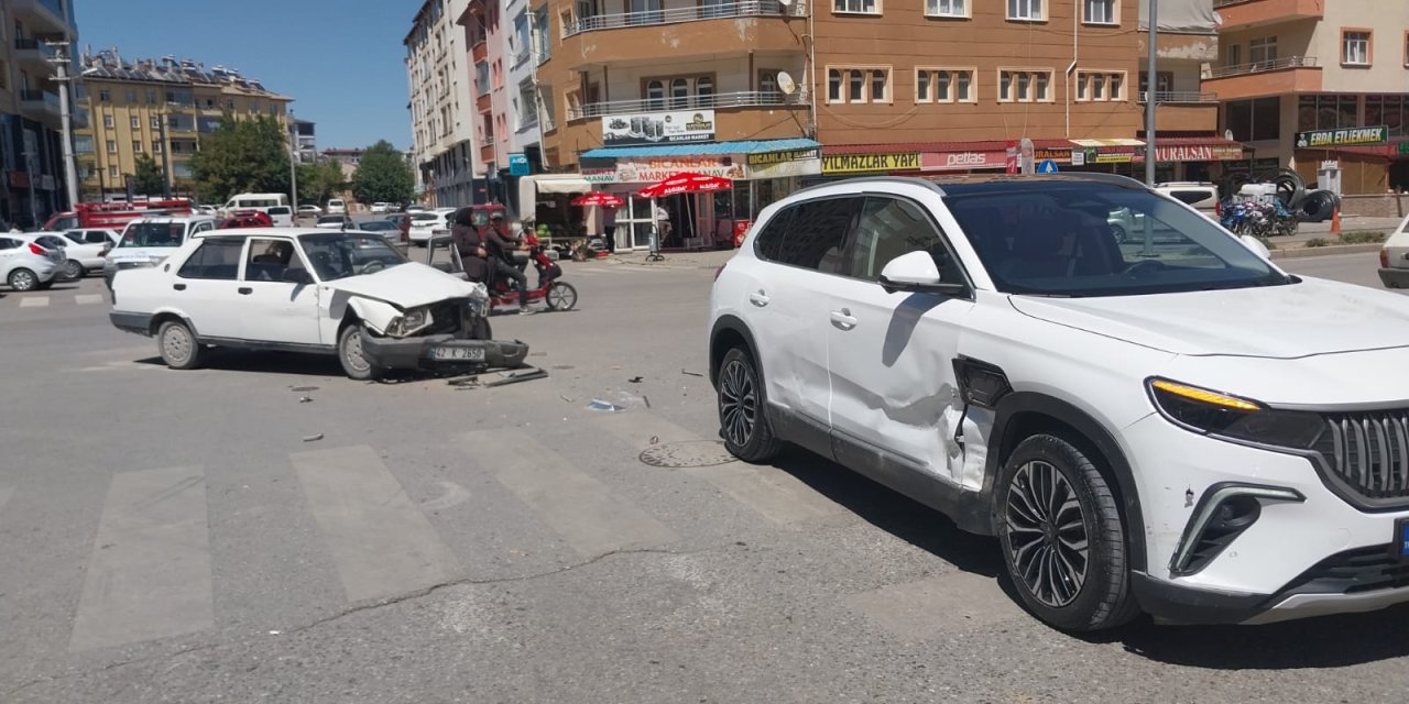 Seydişehir'deki kazada 1 kişi yaralandı