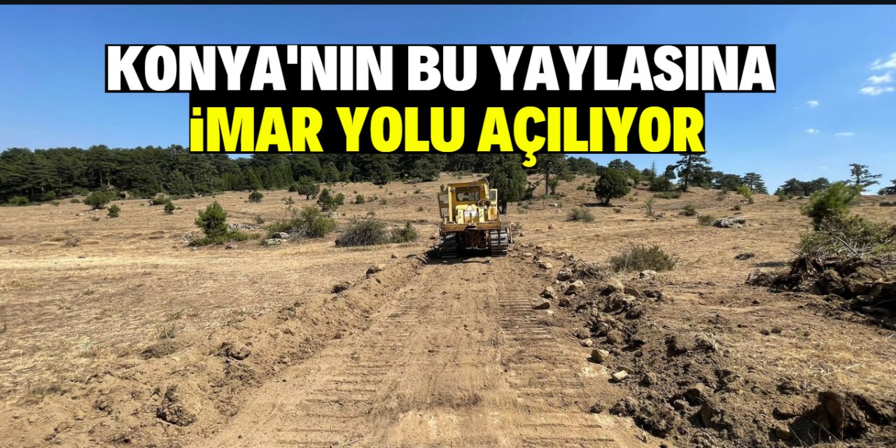 Konya'nın bu yaylasına  imar yolu açılıyor