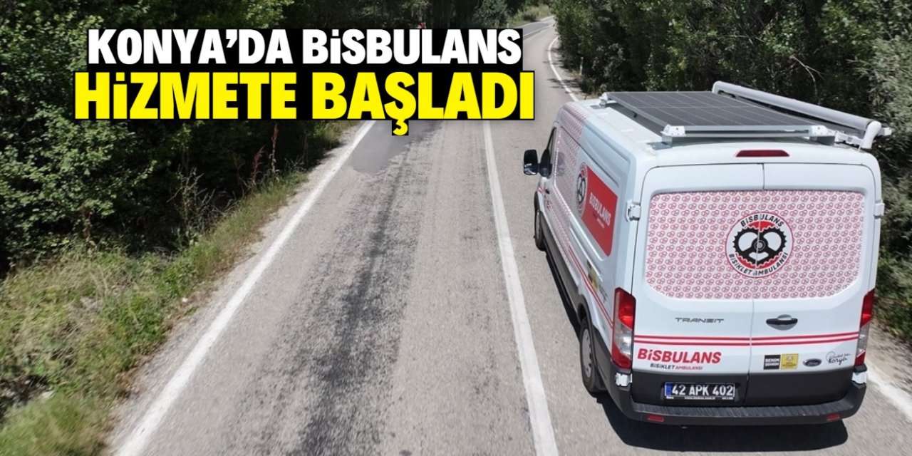 Konya'da bisiklet tamircisi olmayan mahallelere "Bisbulans" ile hizmet veriliyor