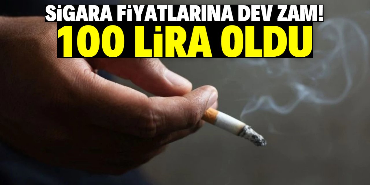 Sigara fiyatlarına bir zam daha! En pahalısı 100 lira oldu