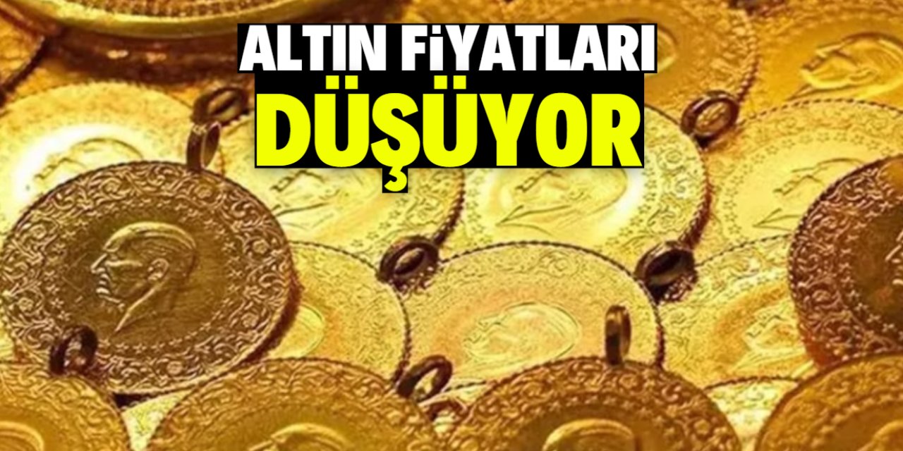 Altın fiyatları düşüşe geçti