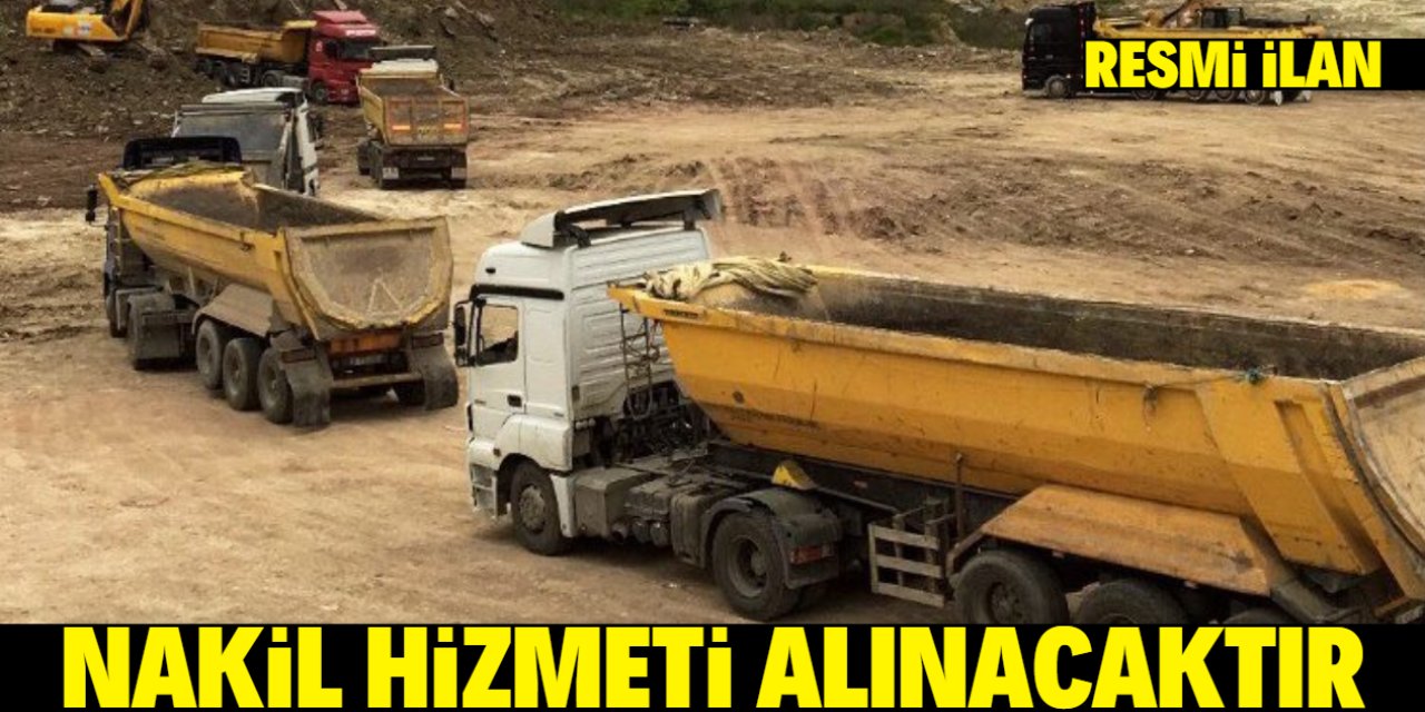 NAKİL HİZMETİ ALINACAKTIR