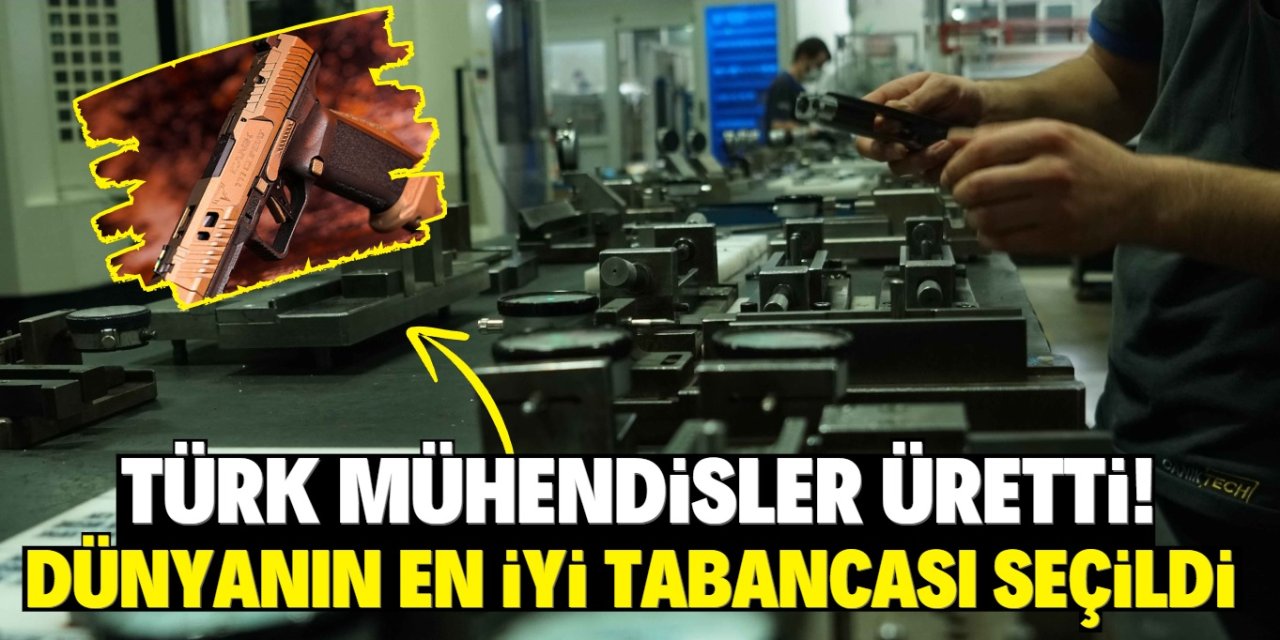 Türk mühendisler üretti! Dünyanın en iyi tabancası seçildi