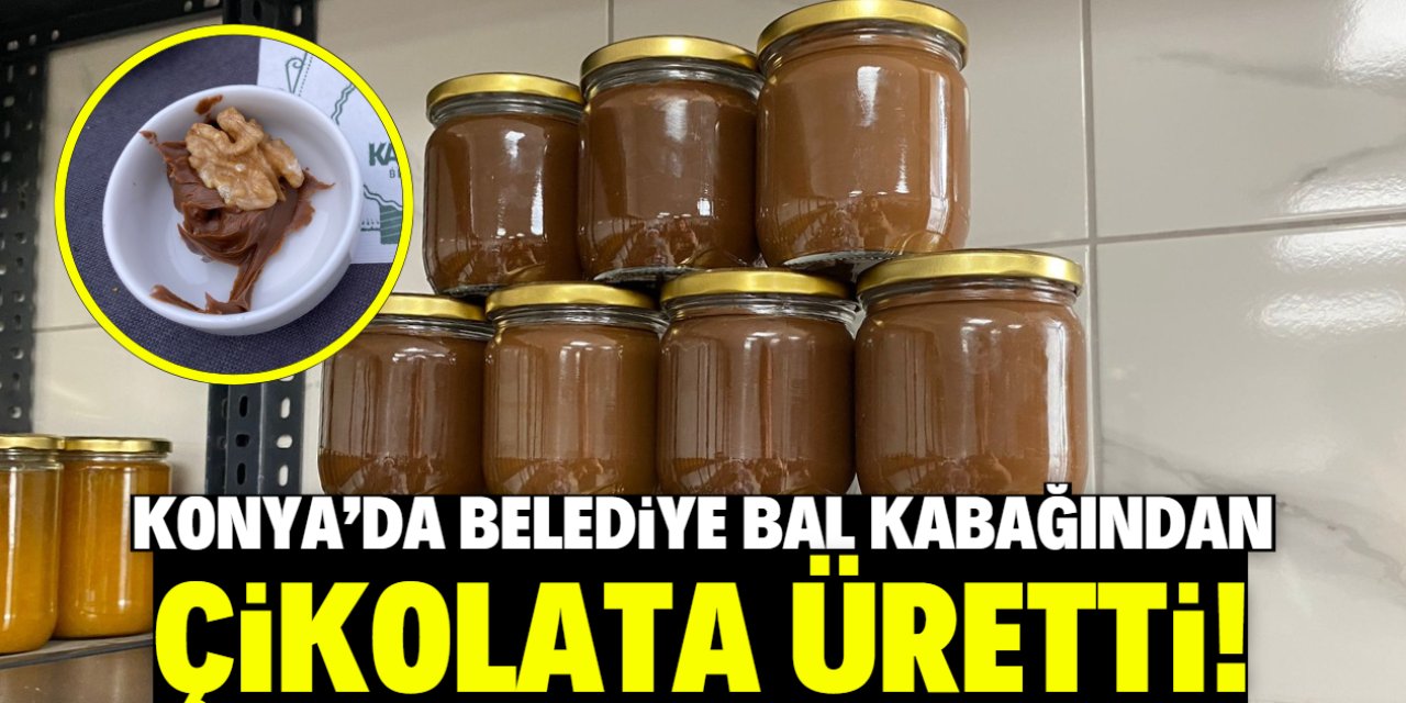 Konya'da belediye bal kabağıyla çikolata üretti! Yakında satışı başlayacak