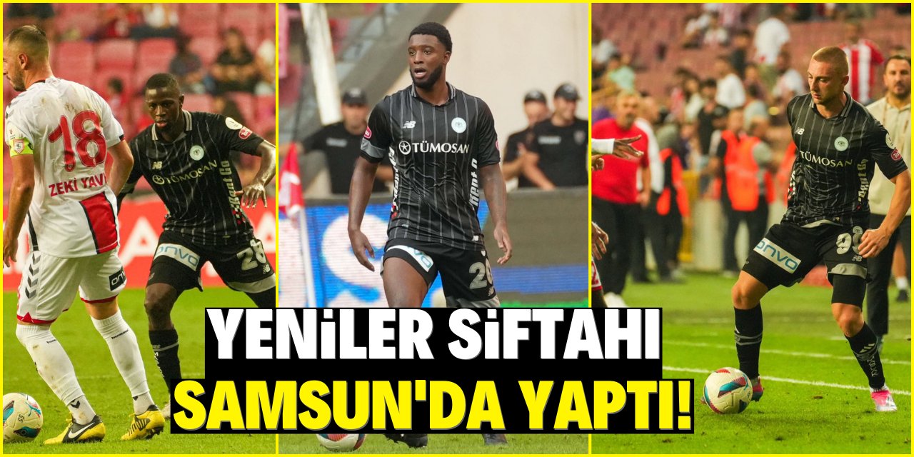 Yeniler Samsun'da siftah yaptı