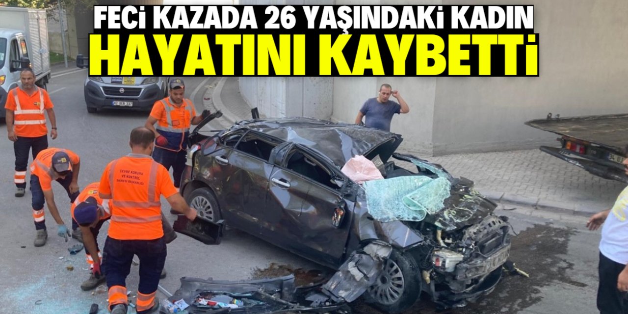 Konya'daki feci kazada 26 yaşındaki kadın sürücü öldü