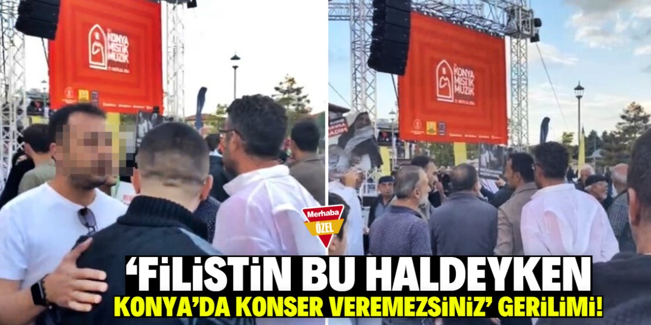 Bir grup Mevlana Meydanı'ndaki konseri yuhaladı! 'Müslümanlık tartışması'