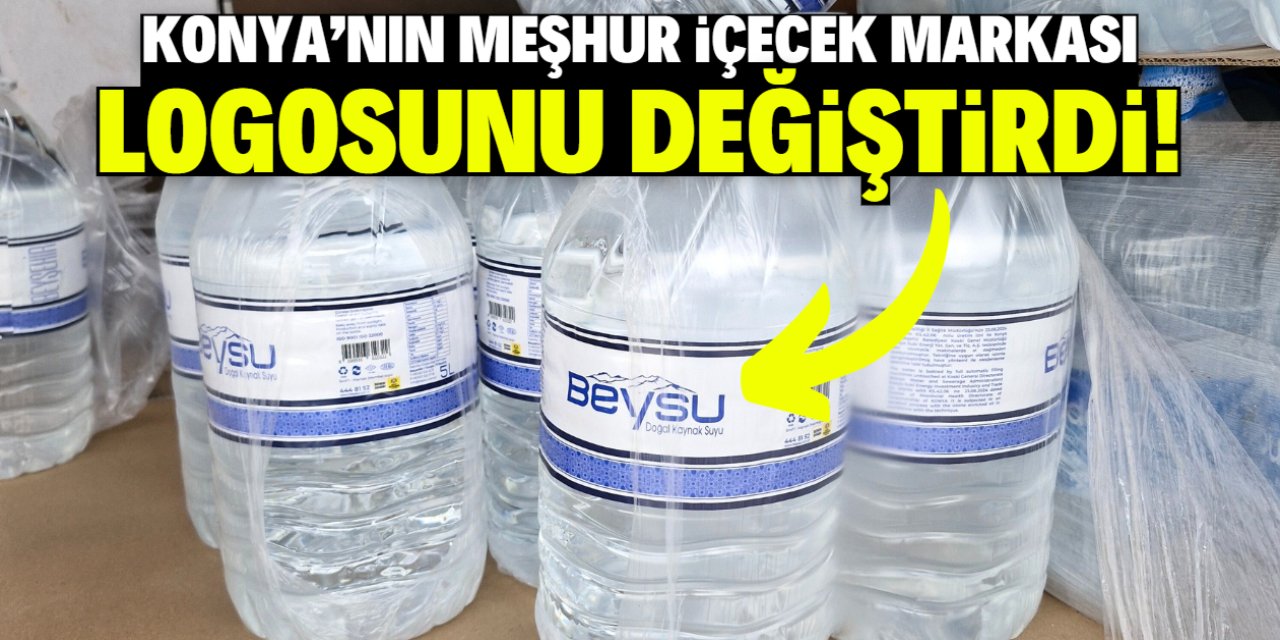 Konya'nın meşhur içecek markası logosunu değiştirdi!