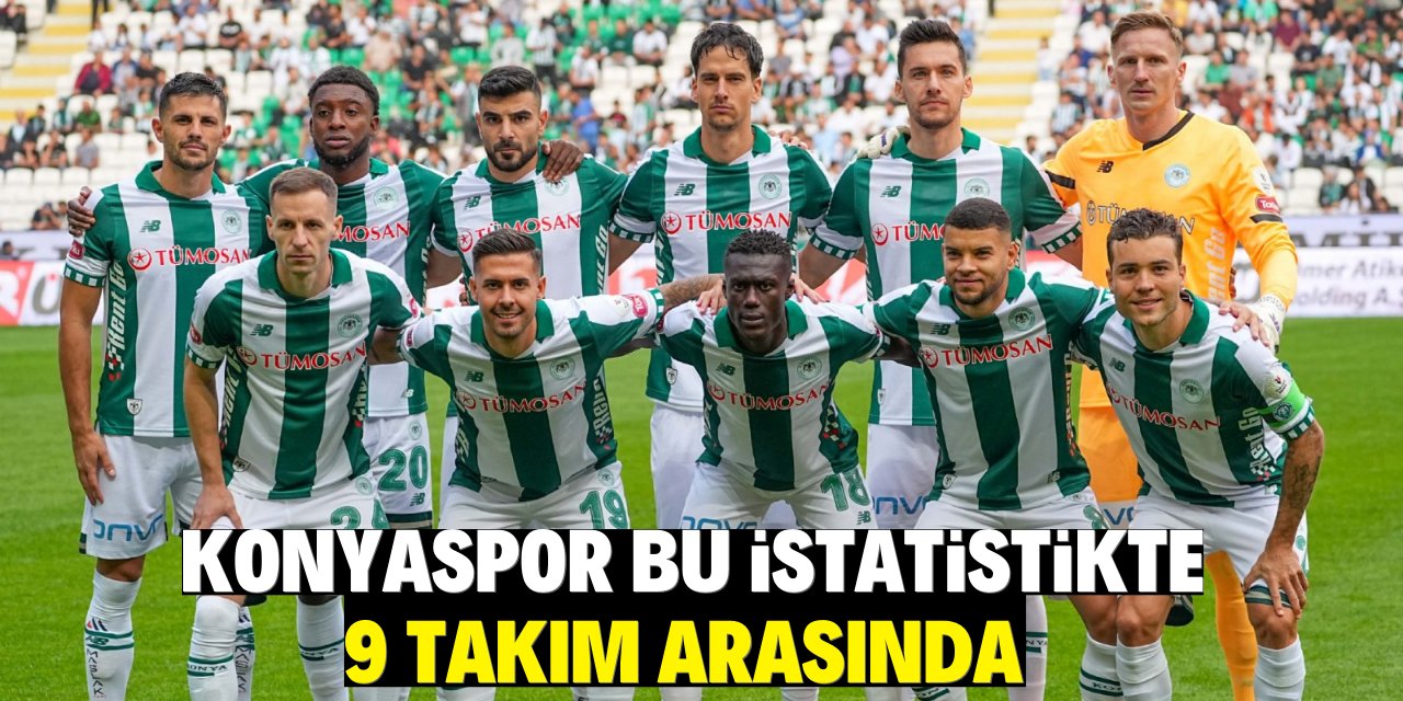 Konyaspor Süper Ligde 9 takımdan bir tanesi