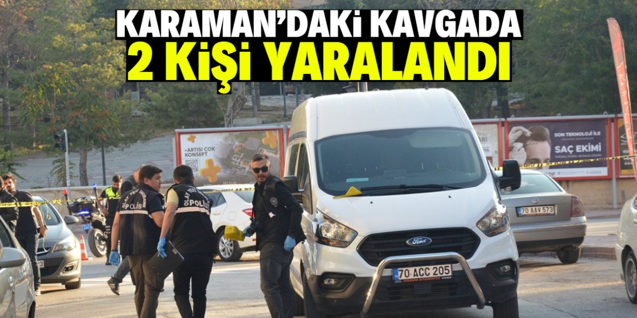 Karaman'daki bıçaklı kavgada 2 kişi yaralandı