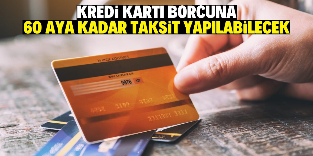 Kredi kartı borcuna 60 aya kadar taksit yapılabilecek