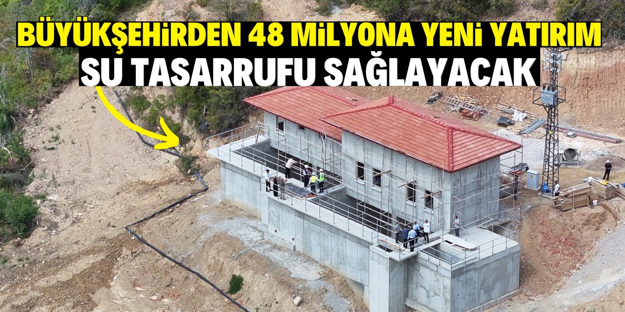 Konya Büyükşehirden 48 milyonluk yatırım! Su tasarrufu sağlayacak