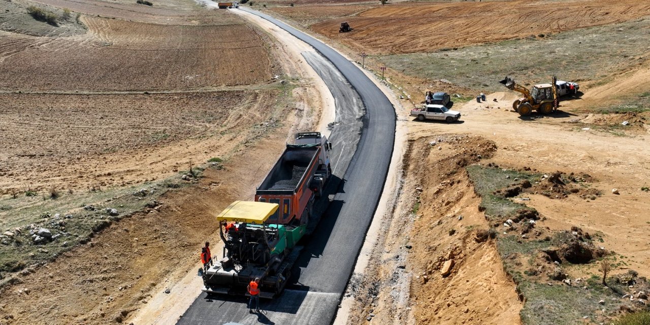 Tepekent-Söğütözü   yolu asfaltlandı