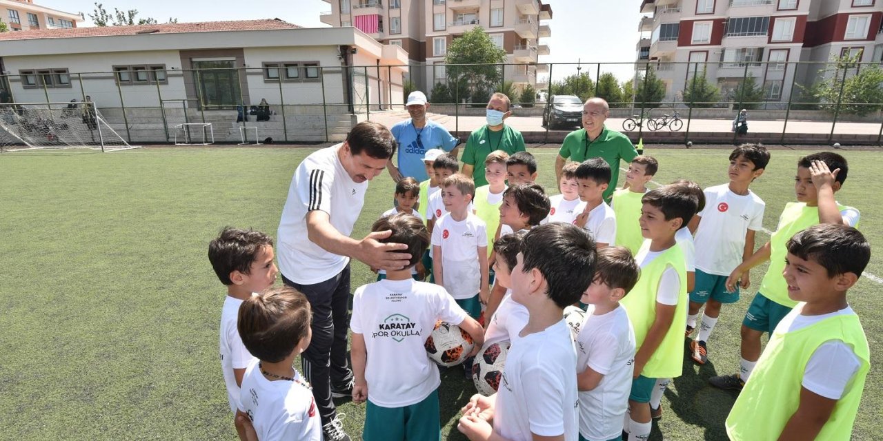 Karatay’da kış spor  okulu heyecanı