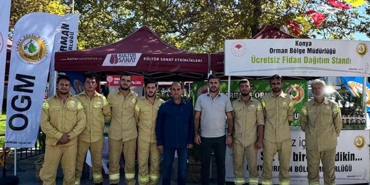 OGM Konya fidan dağıttı