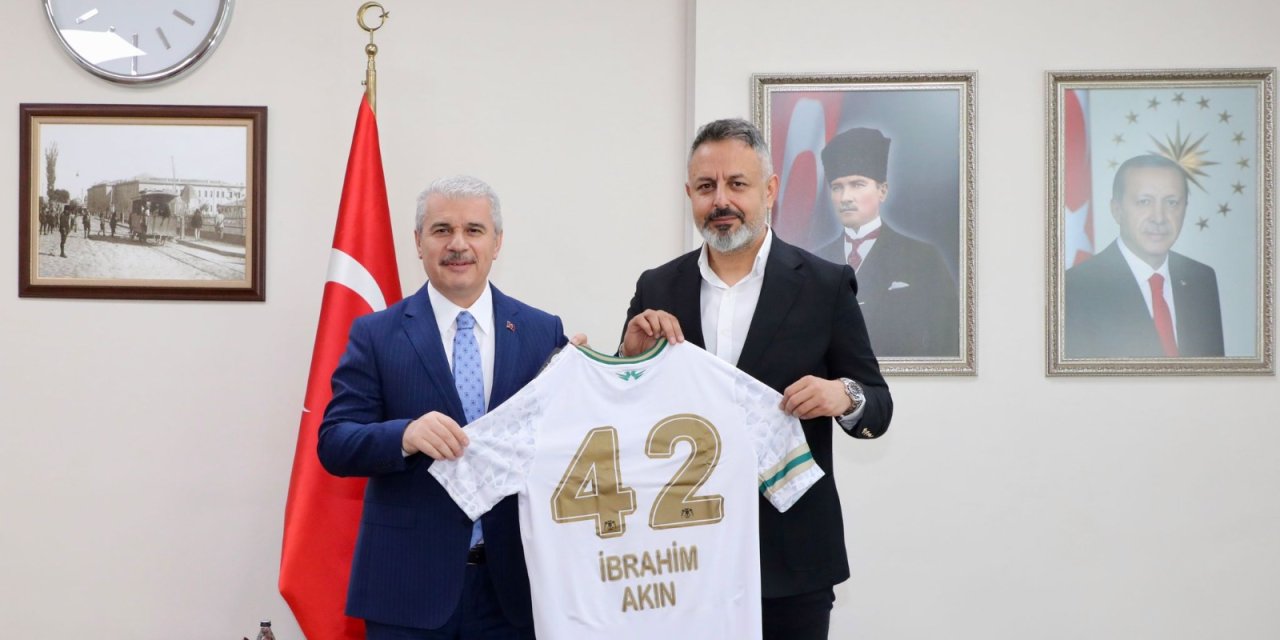 Konyaspor’dan Vali İbrahim Akın’a ziyaret