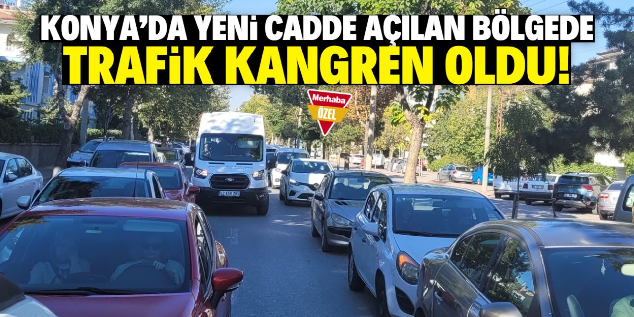 Meram'da yeni cadde açıldı bölge kangren oldu!