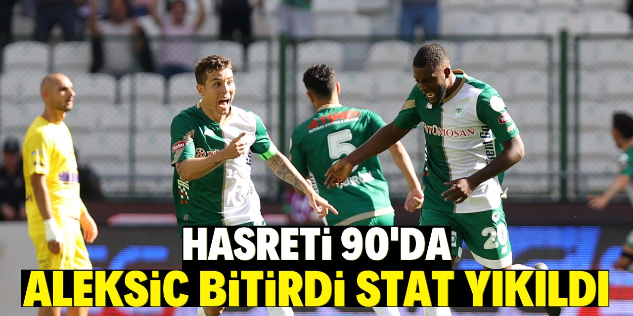 Hasreti 90'da Aleksic bitirdi! Stat yıkıldı