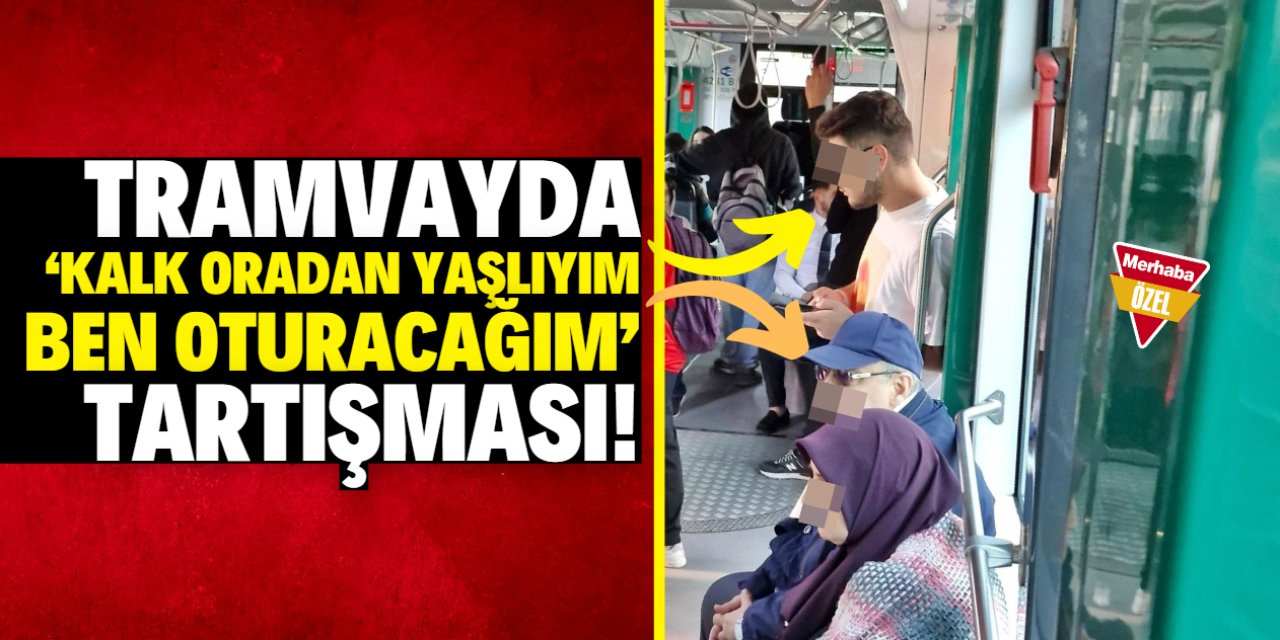 Konya'da tramvayda yer verme tartışması! Öğrencinin üzerine yürüdü