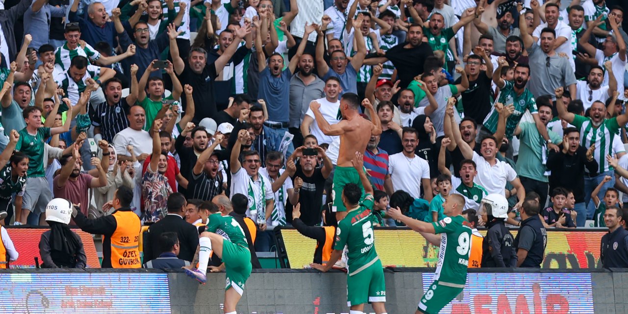 Konyaspor’un 10 numarası taraftarı coşturdu