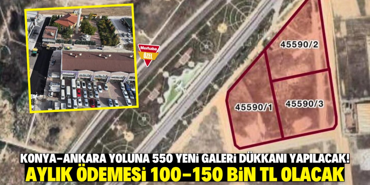 Konya'ya yeni oto galericiler sitesi yapılıyor! İşte konumu ve ödeme şartları