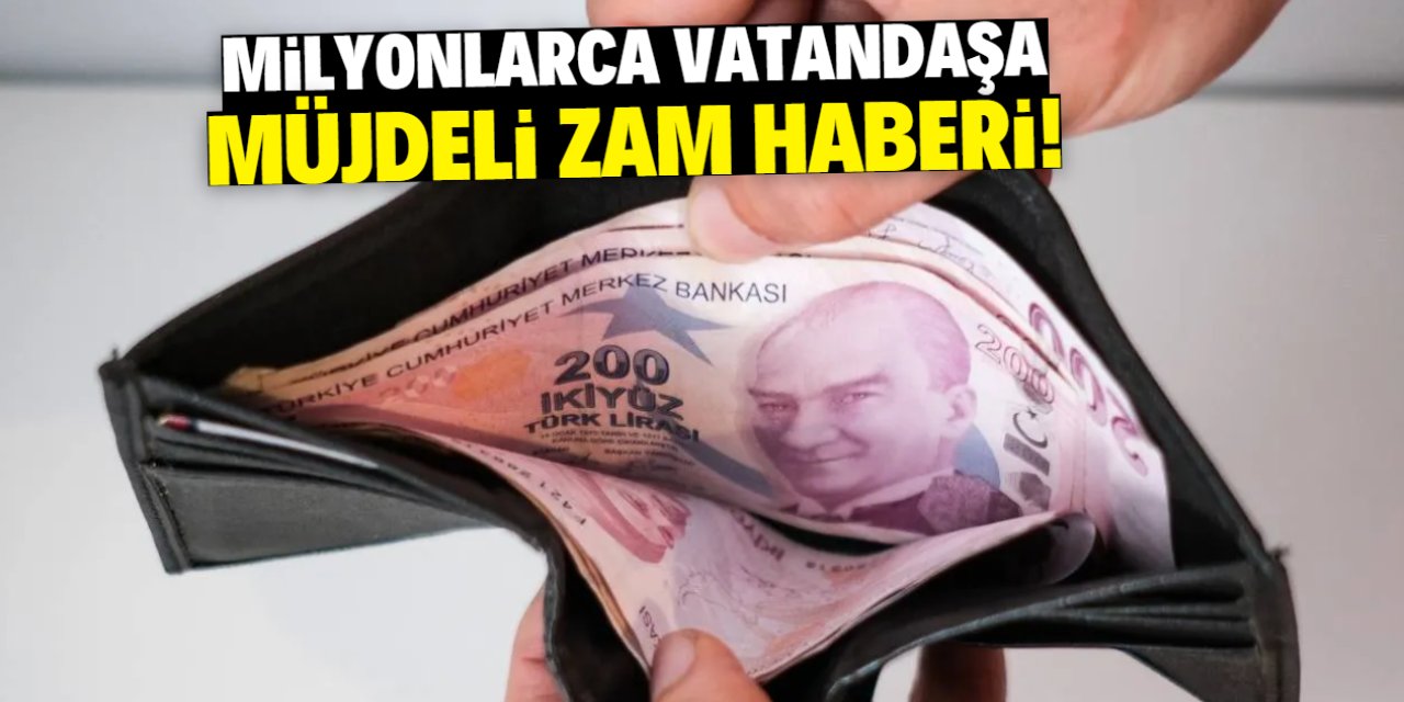 Milyonlarca vatandaşa müjdeli haber! Zam oranı uçabilir