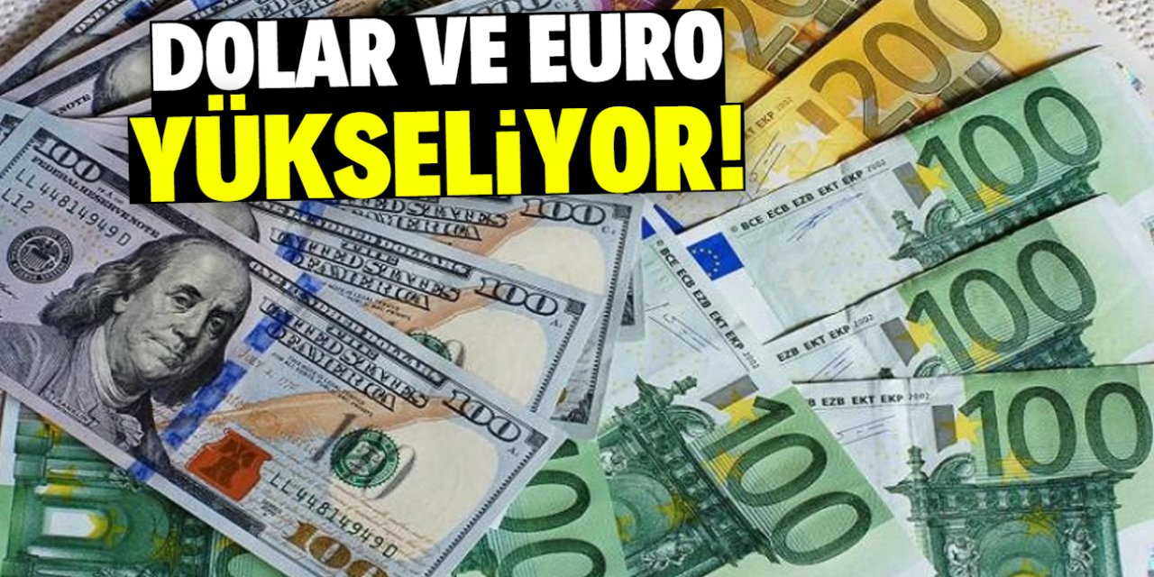 Dolar ve Euro yükselişe geçti!