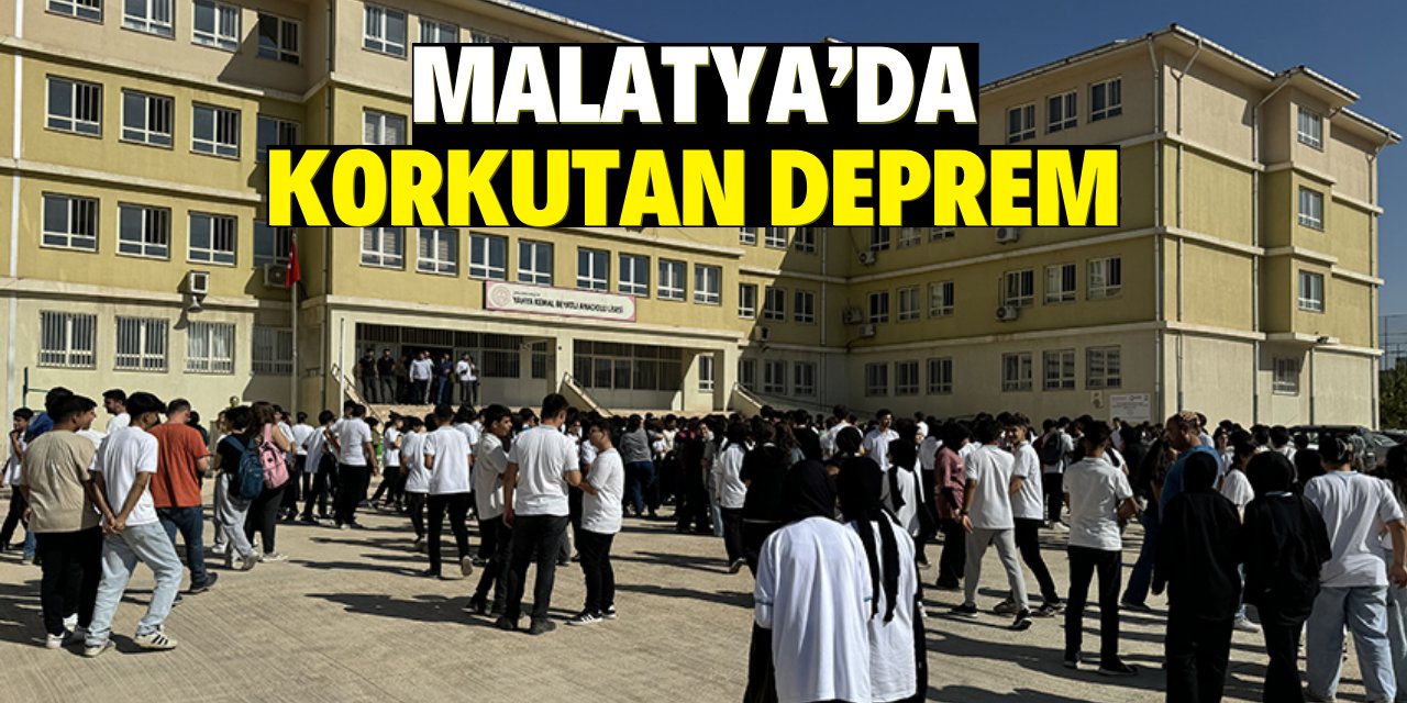 Malatya'da korkutan deprem