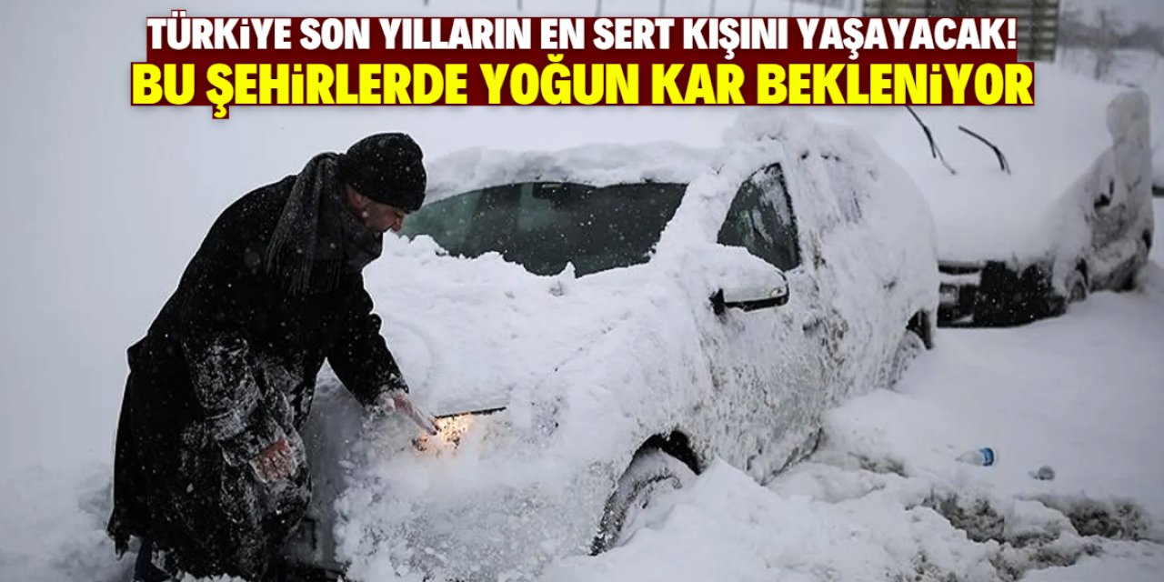 Türkiye'de sert kış başlıyor! Kar yağışı için bu şehirlere tarih verildi