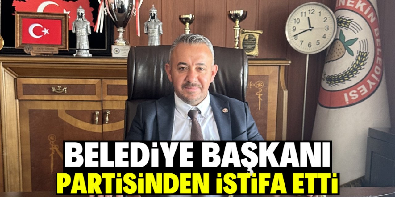 Konya’da belediye başkanı partisinden istifa etti