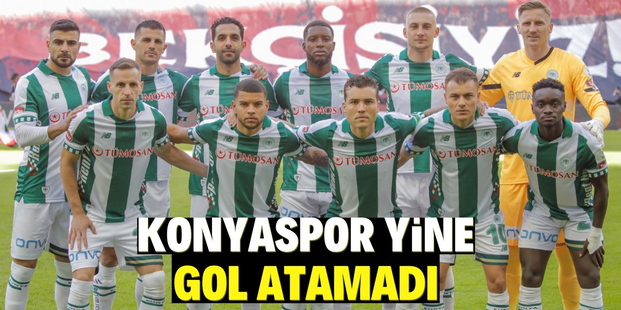 Konyaspor yine  gol atamadı