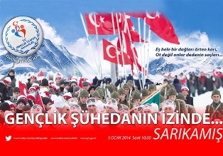 Konya'da "Sarıkamış Şehitlerini Anma Yürüyüşü"
