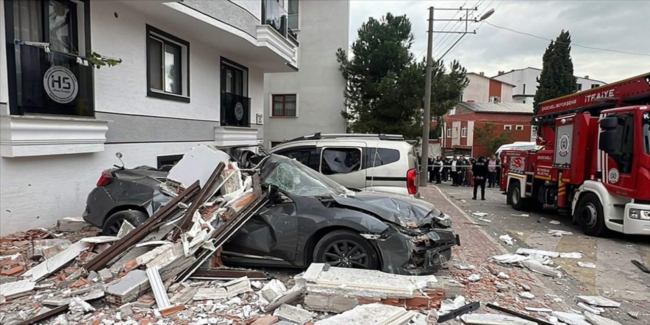 Kocaeli'de bir evde doğalgaz patladı 7 kişi yaralandı