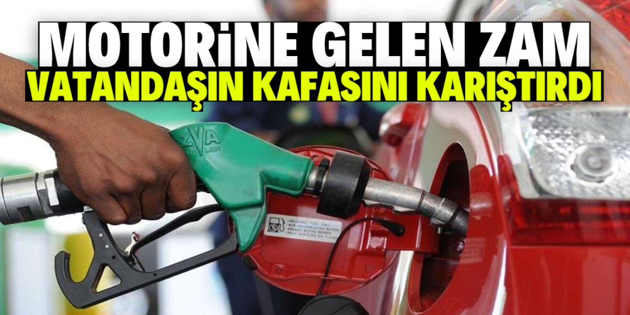 Motorine gelen zam vatandaşın kafasını karıştırdı!